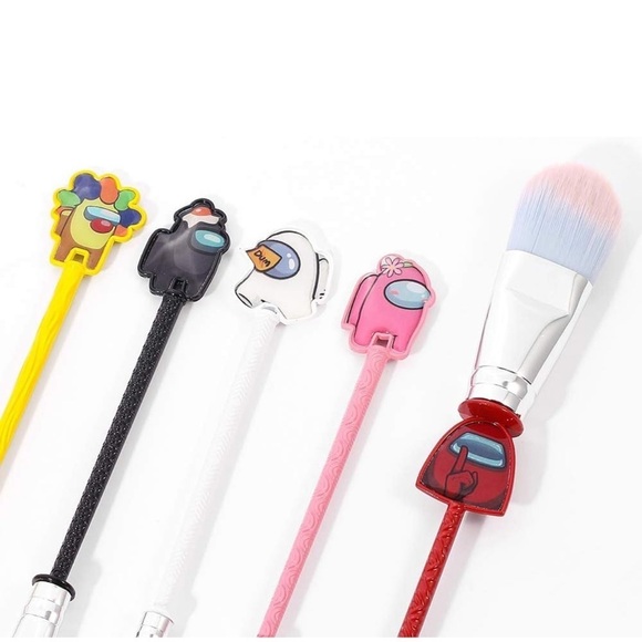5pcs Cute Among Us  Makeup Brushes - Picture 3 of 4